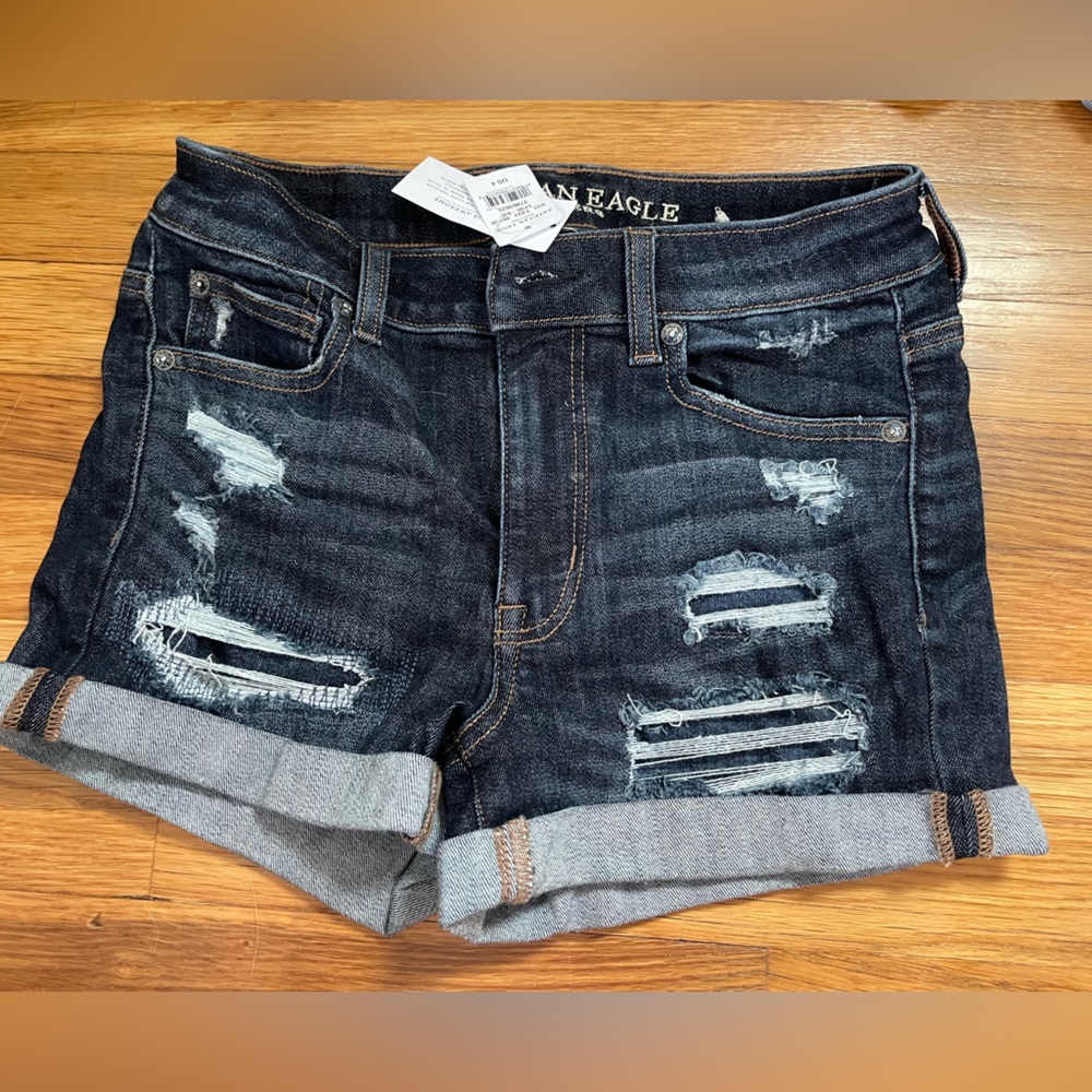 American eagle jean shorts